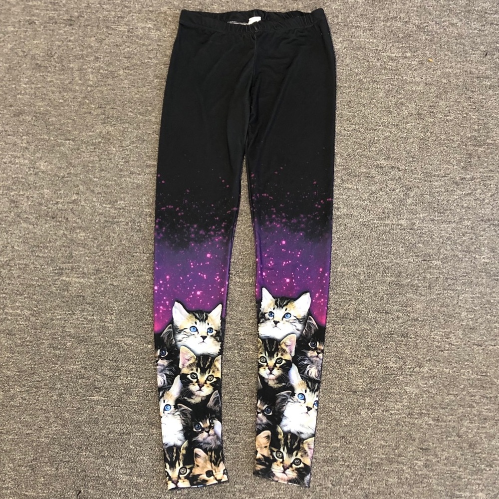 A Lab Cat Kitten Space Leggings size Small
